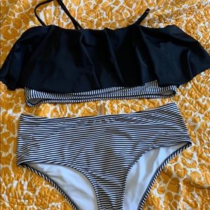 High waisted swimsuit